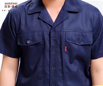 廠家直銷(xiāo)夏季短袖工作服816-31
